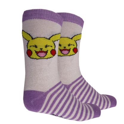 Pokemon Pikachu Socken 3-er Pack - WS-Trend.de Mädchen gestreift 3er Gr. 23 bis 34