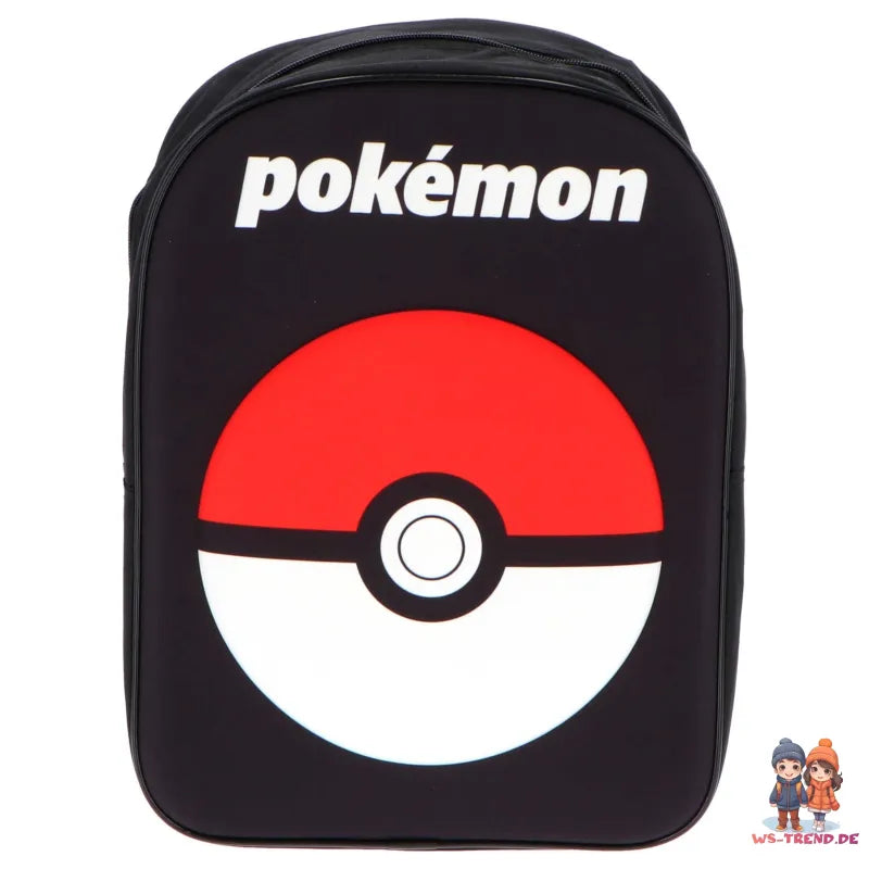 Pokemon Pokeball Kinder 3D Rucksack - WS-Trend.de Sporttasche Backpack Tasche Gr. 40x35x15 cm