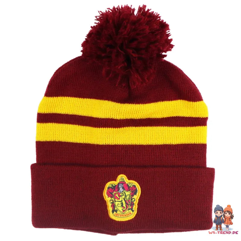 Harry Potter Gryffindor Slytherin Mädchen Winter Set Mütze plus Snood Schaal - WS-Trend.de