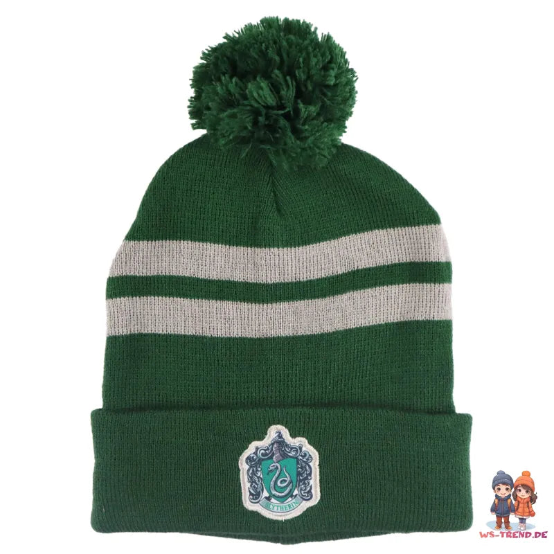 Harry Potter Gryffindor Slytherin Mädchen Winter Set Mütze plus Snood Schaal - WS-Trend.de