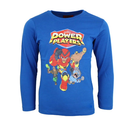 Power Players Boys Kids Long Sleeve T-Shirt - Ansicht 2