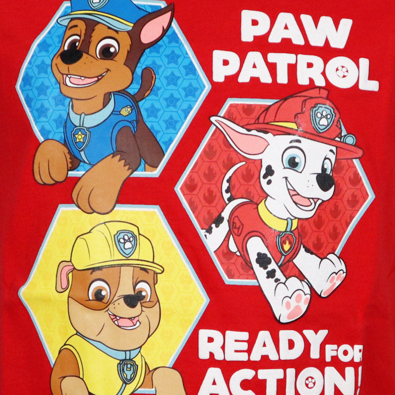 Paw Patrol Chase Rubble Marshall Kinder Jungen T-Shirt - WS-Trend.de kurzarm 98 -128 Baumwolle