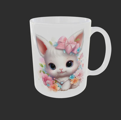 Süßer Hase Häschen Kaffeetasse Teetasse Tasse Geschenkidee