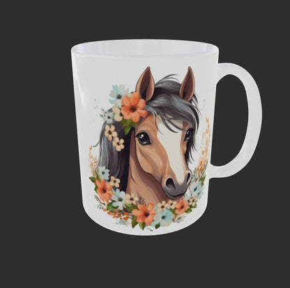 Süße Pferde Kaffeetasse Teetasse Tasse Geschenkidee