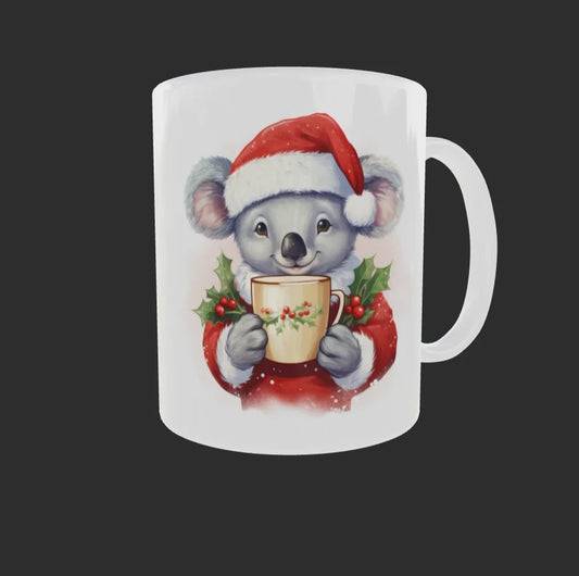 Weihnachten Koala Kaffeetasse Teetasse Tasse Geschenkidee 330 ml