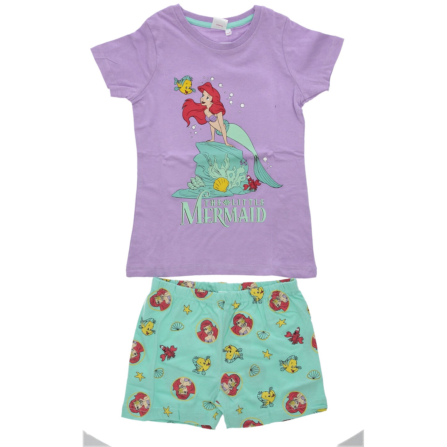 Disney Arielle Meerjungfrau Kinder kurzarm Schlafanzug Pyjama