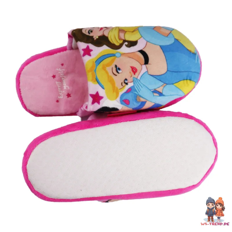 Disney Prinzessin Kinder Mädchen Hausschuhe Slipper Schlüpfschuhe - WS-Trend.de