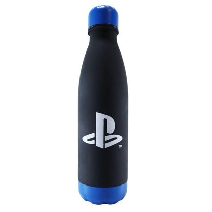 Sony Playstation 2-er Set Wasserflasche Trinkflasche Flasche 650 ml Schwarz Weiß - WS-Trend.de