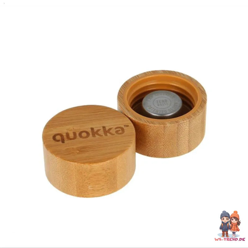 QUOKKA Flow Glasflasche Wasserflasche Trinkflasche antirutsch Cover 660 ml - WS-Trend.de