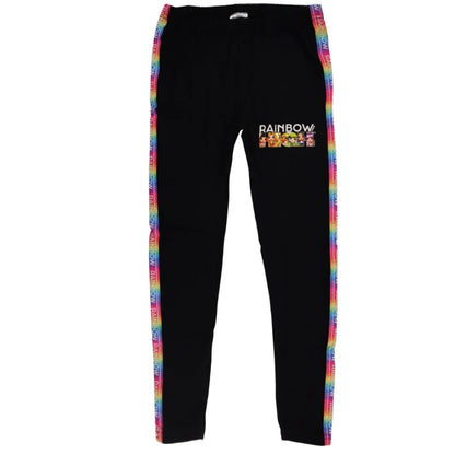 Rainbow High Mädchen Leggings - WS-Trend.de Kinder Jogginghose 104-134 Grau Schwarz