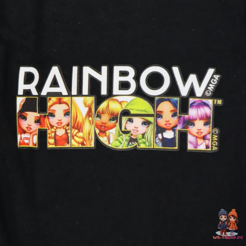 Rainbow High Mädchen Leggings - WS-Trend.de Kinder Jogginghose 104-134 Grau Schwarz