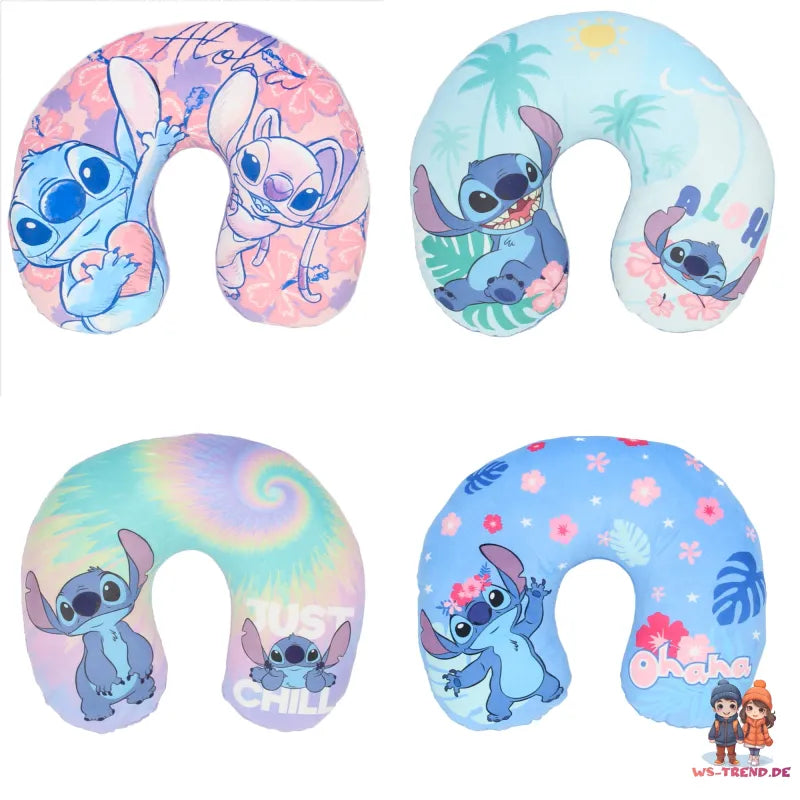 Disney Lilo und Stitch Kinder Reisekissen Nackenkissen Auto Flugzeug - WS-Trend.de