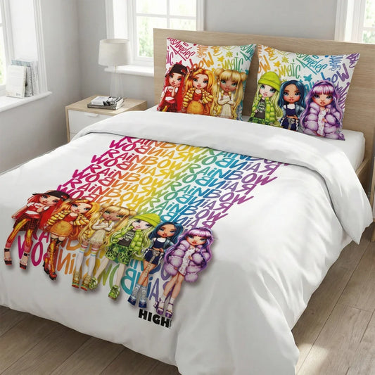 Rainbow High Girls Kinder Bettwäsche 2tlg. Set 135-140x200 65x65 - WS-Trend.de