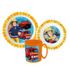 Fireman Sam Children's 3 Piece Dinnerware Set Mug Plate Bowl