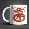Schlange Chinesisches Jahres Sternzeichen Kaffeetasse Teetasse Geschenkidee