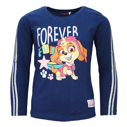Paw Patrol Skye Kinder Mädchen Langarmshirt Shirt - WS-Trend.de Gr. 98 - 128 Baumwolle