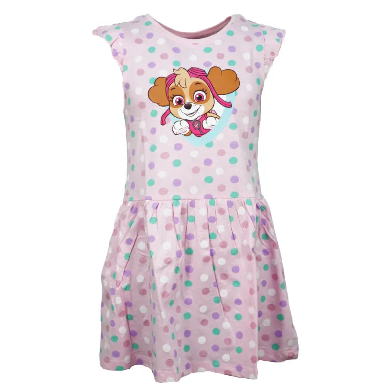 Paw Patrol Skye Kinder Mädchen kurzarm Sommerkleid Kleid - WS-Trend.de Gr. 92-128 Baumwolle
