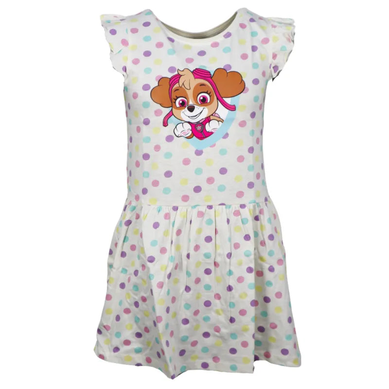 Paw Patrol Skye Kinder Mädchen kurzarm Sommerkleid Kleid - WS-Trend.de Gr. 92-128 Baumwolle