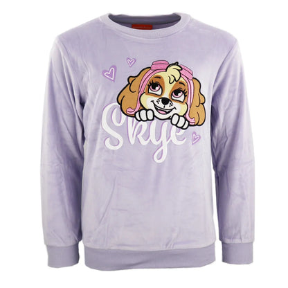 Paw Patrol Skye Kinder Velour Pullover Sweater - WS-Trend.de Pulli Gr. 98 - 128 Mädchen