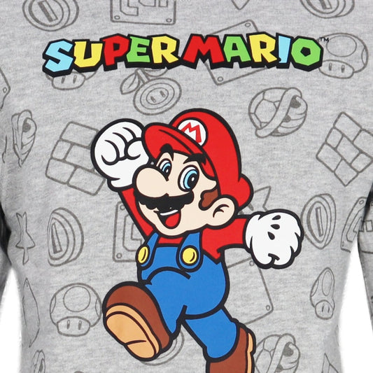 Super Mario Gamer Kinder Jungen Pulli Pullover Sweater - WS-Trend.de Gr. 104 bis 140