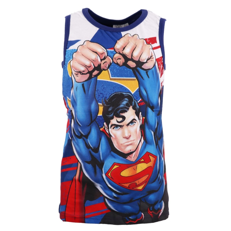 DC Comics Superman Unterhemd T-Shirt - WS-Trend.de Kinder - Blau Kleidung Jungen 116 bis 152