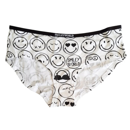 Smiley Emoji Damen Slips Unterhose - S bis XL - WS-Trend.de - Gr.