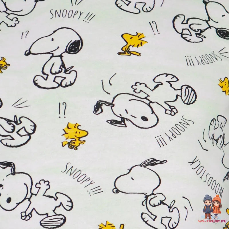 Peanuts Snoopy Jugend Mädchen Bauchfrei Oversize T-Shirt Shirt - WS-Trend.de Gr. 134-170