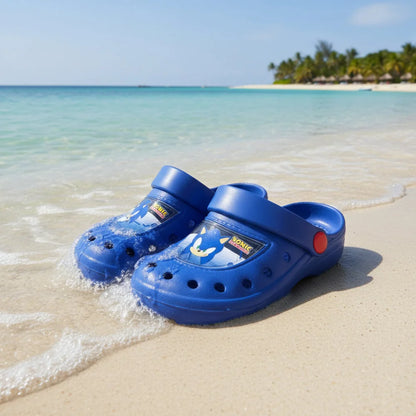 Sonic The Hedgehog Kinder Jungen Clogs Sandalen Badeschuhe Gr. 22-32 - WS-Trend.de