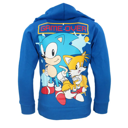 Sonic the Hedgehog Kinder Jungen Hoodie Kapuzenpullover - WS-Trend.de Pulli Gr. 104-152