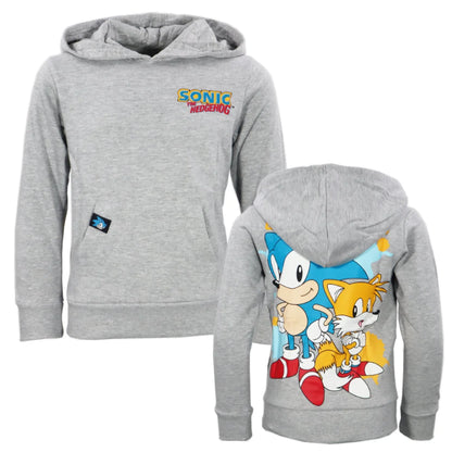 Sonic the Hedgehog Kinder Jungen Hoodie Kapuzenpullover - WS-Trend.de Pulli Gr. 104-152