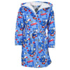 Sonic the Hedgehog Kinder Fleece Bademantel mit Kapuze