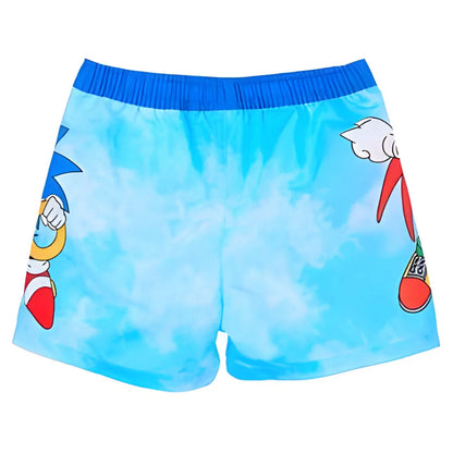 Sonic The Hedgehog Knuckles Kinder Badehose Badeshorts Shorts - WS-Trend.de Gr 104-140