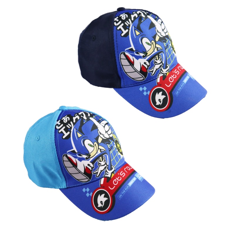 Sonic The Hedgehog Basecap Baseball Kappe - WS-Trend.de the Kinder Mütze Hut Jungen 52-54 Blau