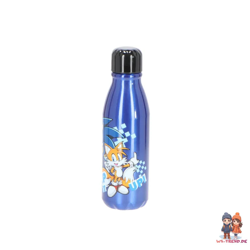 Sonic The Hedgedog Tails Aluminium Wasserflasche Trinkflasche Flasche 600 ml - WS-Trend.de