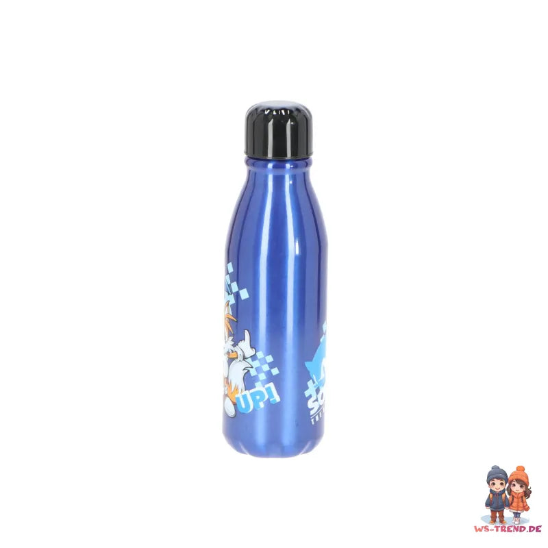 Sonic The Hedgedog Tails Aluminium Wasserflasche Trinkflasche Flasche 600 ml - WS-Trend.de