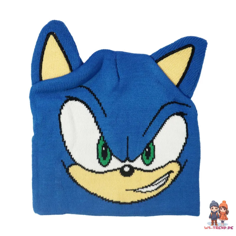 Sonic the Hedgehog Kinder Herbst Wintermütze Mütze mit Loop Snood - WS-Trend.de 52 54