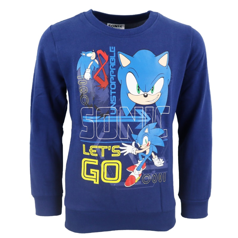 Sonic the Hedgehog Jungen Pullover Pulli Sweater - WS-Trend.de gr. 104 bis 152