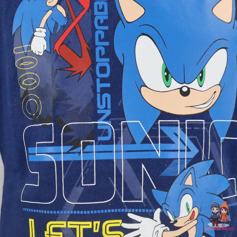 Sonic the Hedgehog Jungen Pullover Pulli Sweater - WS-Trend.de gr. 104 bis 152