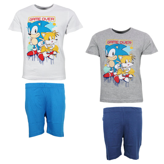 Sega Sonic The Hedgehog Tails Jungen Kinder Pyjama Schlafanzug