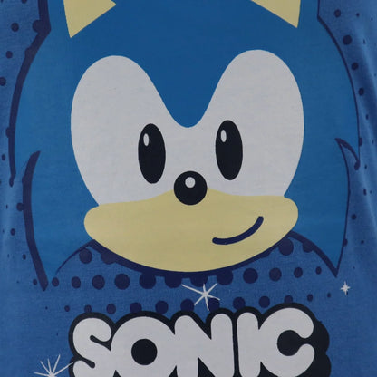 Sega Sonic The Hedgehog Jungen Kinder Pyjama - WS-Trend.de Schlafanzug 98-128 Baumwolle