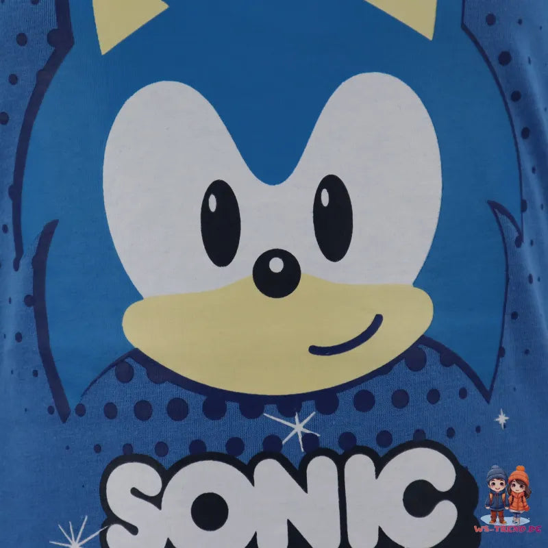 Sega Sonic The Hedgehog Jungen Kinder Pyjama Schlafanzug - WS-Trend.de 104-128 Baumwolle
