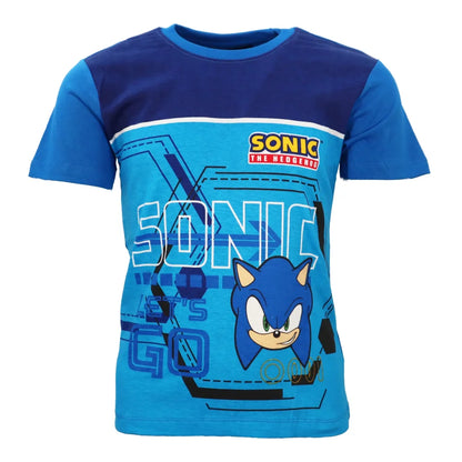 Sonic The Hedgehog Kinder Sommerset Shorts plus T-Shirt - WS-Trend.de 98-140 Baumwolle