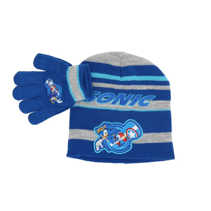 Sonic the Hedgehog Kinder 2tlg Set Wintermütze plus Handschuhe - WS-Trend.de