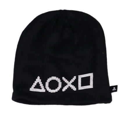 Sony Playstation Kinder Herbst Wintermütze - WS-Trend.de Schwarz Logo Gr. 52 54