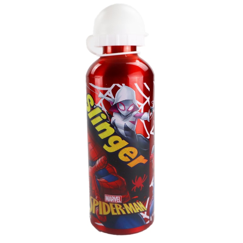 Marvel Spiderman Gwen ALU - Wasserflasche Trinkflasche Flasche 500 ml - WS-Trend.de