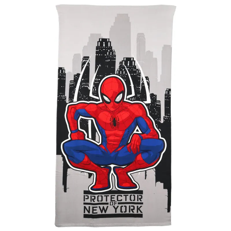 Marvel Spiderman Mikrofaser Strandtuch Badetuch 70x140 cm - WS-Trend.de Duschtuch XL
