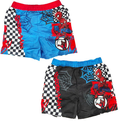 Marvel Spiderman Kinder Badehose Badeshorts Shorts Schwimmhose - WS-Trend.de Gr 98-128
