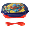 Marvel Spiderman 2 teiliges Kinder Set Brotdose Göffel Gabel Löffel