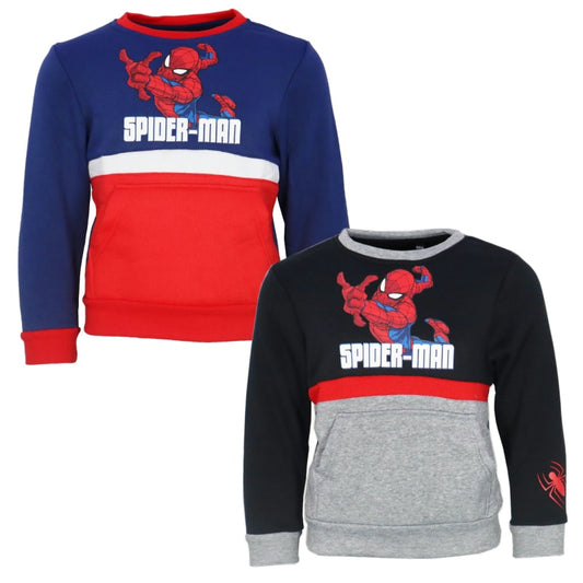 Marvel Spiderman Kinder Jungen Fleece Hoodie Pullover Pulli - WS-Trend.de 110-128