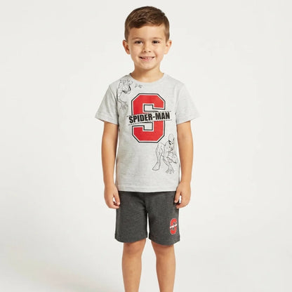 Marvel Spiderman Kinder kurzarm Pyjama - WS-Trend.de Schlafanzug kurz Nachtwäsche 104 - 134 baumwolle